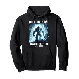 Expedition Everest, Beware the Yeti, Theme Park Snow Monster Pullover Hoodie