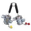 MOTOKU Pair Front Door Lock Cylinder w/Keys for Nissan Versa