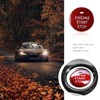 ECSiNG Car Start Button Carbon Fibre Cover Car Engine Start