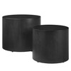 Modway Amani Nesting Coffee Table Set of 2 in Black