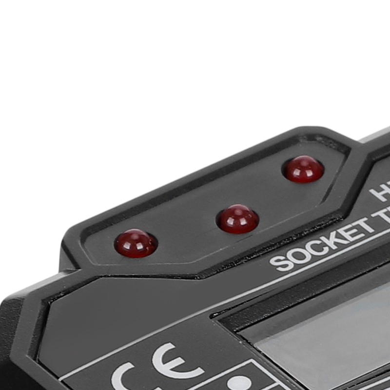 Socket Tester Digital Display Office Leakage Test Portable Plug Detector