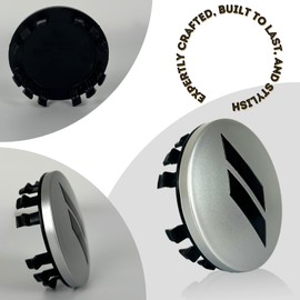 ZDEERAOTO 63mm/2.5 inches Slash Wheel Center Cap Covers HubCap Emblem Badge Trim Compatible with Dodge Charger Challenger Durango Hornet Dart R/T SRT Magnum Nitro Journey Caliber (Black Slash)