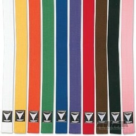 ProForce Thunder Double Wrap Solid Karate Belt - Yellow #1