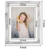 VSIONROCK 8x10 Brown Picture Frames Set of 4, Display Pictures