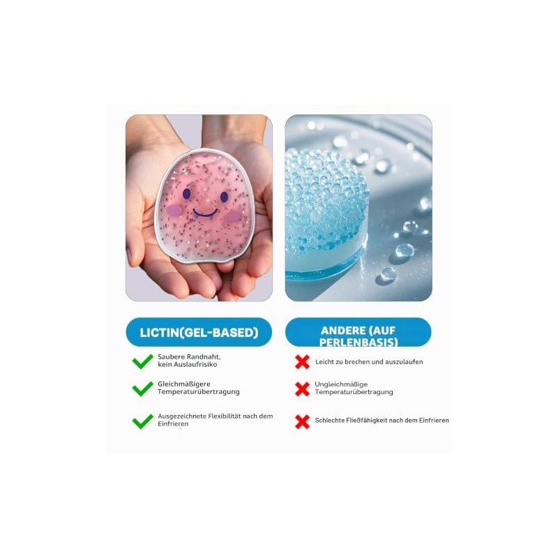 Kids Ice Pack for Hot and Cold Cool Soft Ice