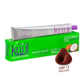 KÜÜL - Color System Tinte Permanente para Cabello Tono 7.5 90 ml, con Aceite de Coco, Filtro UV y Colágeno, Prolonga Intensidad del Color, Aporta Hidr