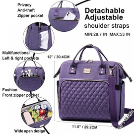 Artelaris Insulated Lunch Bag for Women Men, Large Reusable Lunch Box, Adult Leakproof Cooler Tote Bags Adjustable Strap for Work Picnic（16 Liters）