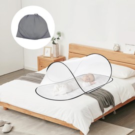 Mosquito Net Pop Up 200 x 80 x 56 cm, Foldable Mosquito Net, Mosquito Net Travel Pop Up, Portable Camping Tent, Family Mosquito Net Bed, Travel Mosquito Net Bed, Suitable for Home and Camping