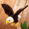 Adorable Bald Eagle Plush Toy - Stuffed Animal with Bendable