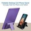 HZZADZXW Cell Phone Stand for Desk, Foldable and Adjustable Multi-Angle