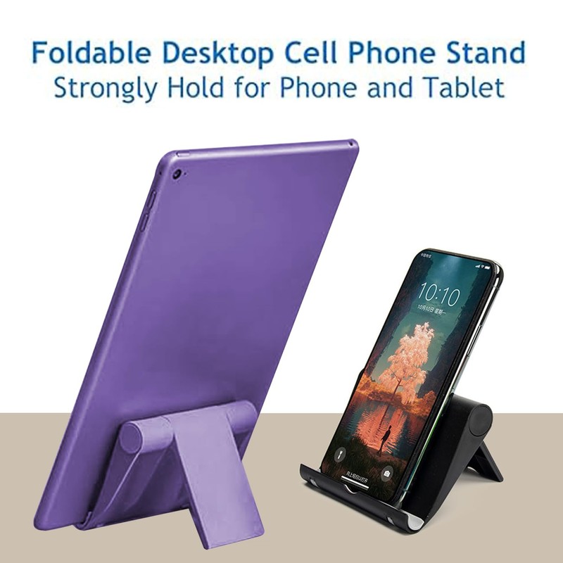 HZZADZXW Cell Phone Stand for Desk, Foldable and Adjustable Multi-Angle