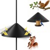 19 Inch Metal Squirrel Baffle for Bird Feeder Pole, Squirrel