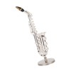 Miniature Saxophone with Stand and Case Mini Musical Instrument Miniature