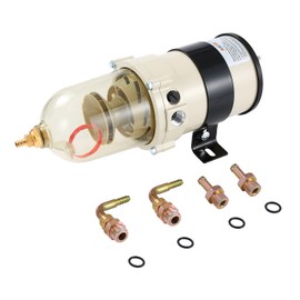 KATSU 2 Pieces Diesel Fuel Filter Water Seperator Kit FG900 F900 Racor Type For Diesel Engines Marine Boat Trucks Tractors Electric Generators 482721X2