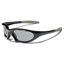 X LOOP Baby and Toddler Sunglasses Sporty Wrap Around Kids Glasses for Babies 12-24 months or Toddlers Age 2-4 - Black