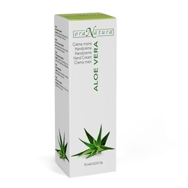 Ora Natura Maniall'Aloe Vera Cream Intense Hydration for Cracked Hands Against the Formation of Dark Spots and Small Wrinkles. 75 ml
