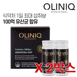 Olynic Probiotics 10 Billion 30 capsules x 2 2 boxes (total 120 capsules, 4 months supply) / 올리닉 프로바이오틱스100억 30캡슐 x 2개 2박스(총120캡슐, 4개월분)