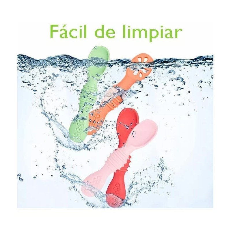 TAIMEI Juego De Cucharas Para Bebé 6pack Multicolor, Etapas 1