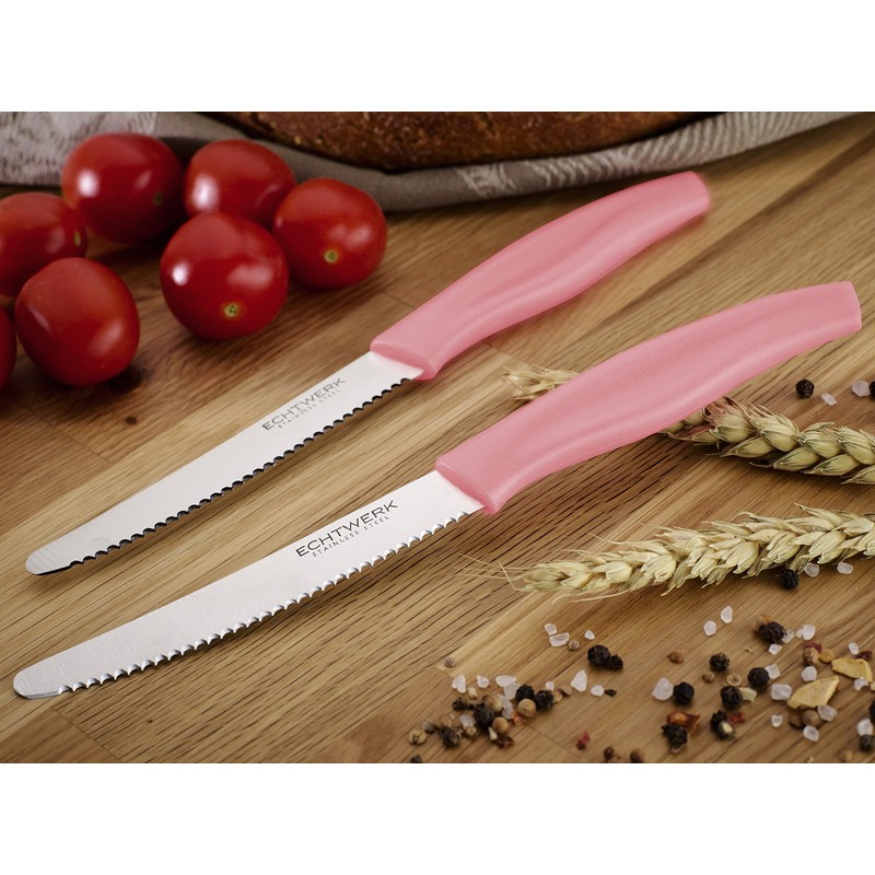 ECHTWERK Set di 6 coltelli da pane (acciaio inox con