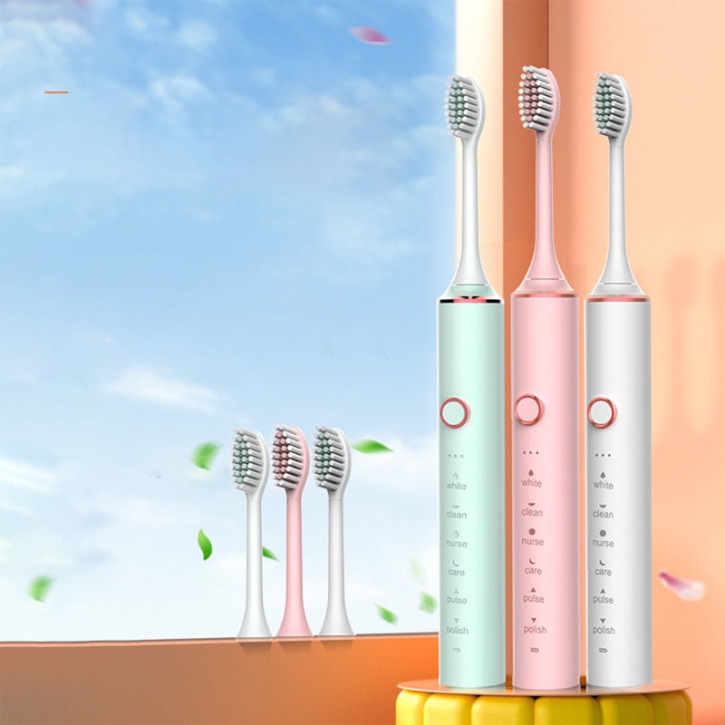 Electric Toothbrush Soft Bristle USB Charging Highly Efficient Sonic Electric