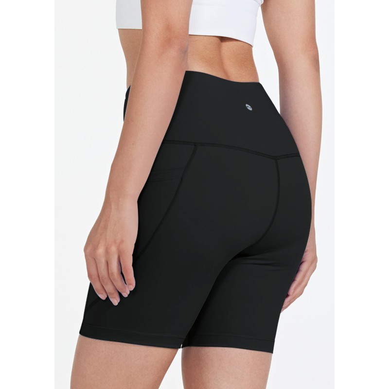 Willit 6" Women's Swim Shorts with Liner Pockets High Waisted