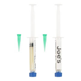 JoesGEcom Electronics Cold Press Lamination Adhesive Seal 3mL Syringe + 18 Gage Tip - Glue (Black)