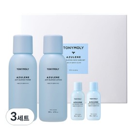 Tony Moly Azulene Anti-Blemish 2-Piece Set + Toner 20ml + Lotion 20ml, 3 sets / 토니모리 아줄렌 안티 블레미쉬 2종세트+ 토너 20ml + 로션 20ml, 3세트