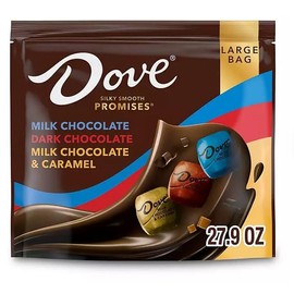 Dove Silky Promises |Milk Chocolate| Dark Chocolate| Milk Chocolate Cramel| 98 Pieces