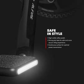 MOTOBICYCLES Fahrradpedale Urban Reflex Pink Mit Verstellbaren Pedal-Breiten | Cycle Testsieger | Glasfaserverstärktem Kunststoff - Für Fixie Bike, Singlespeed Fahrrad, BMX MTB Pedale u.v.m.