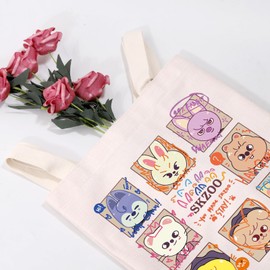 MYSOMY Stay Fandom SKZ K-POP Group Gift SKZ Fans Shoulder Bag SKZ Character Bag K-POP Music Lover Merch, You Make Stay Tb3