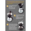 Melitta 52 oz. Pour-Over Coffee Brewer with Glass Carafe, Black
