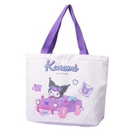 Everyday Delights Kuromi in Car Printed Tote Bag