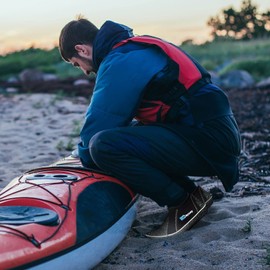 H2ODYSSEY 3mm Cayman Low Top Boots - Low Cut Wet Suit Dive Boots for Surfing Black