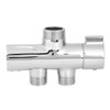 G1/2" 3-Way Wall Mounted Bath Water Diverter Separator Shower Head