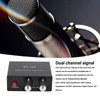 2 Channel Amplifier 1 Input 2 Output Active Stereo Audio