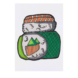 'Sushi' Temporary Tattoo - Water Resistant, Skin-Safe, Non-Toxic Transfer (TO00051440)