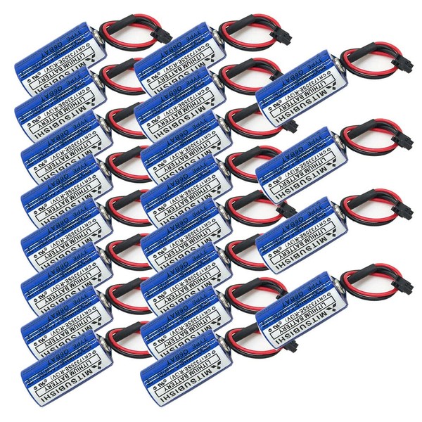 PROTOW 20-Pack CR17335SE-R 3V Q6BAT PLC 3V 1800mAh Lithium Battery