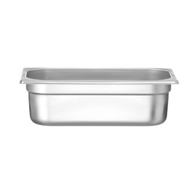 HENDI Gastronorm Container, Temperature Resistant from -40° to 300°C, Hot Air Oven, Fridge and Freezer, Chafing Dishes, Bain Marie, Stackable, 4L, GN 1/3, 325 x 176 x (H) 100 mm, Stainless Steel 18/10