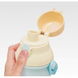 Skater PSB5SAN Children's Plastic Water Bottle, My Neighbor Totoro, Light Color, Ghibli, 16.2 fl oz (480 ml)