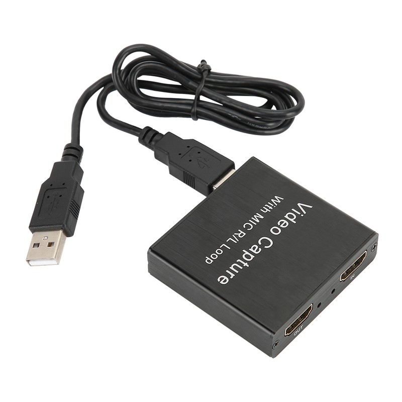 Video Capture Card USB2.0 HDMI Loop‑Out Support 4K Electronic Equipment