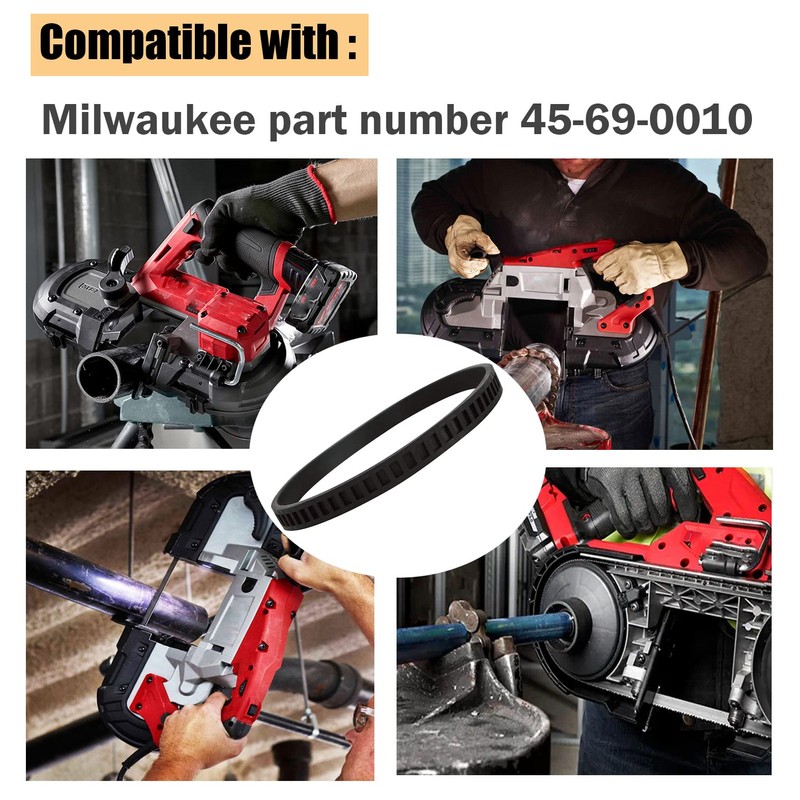 Replacement Milwaukee Pulley Tires 45-69-0010 for Milwaukee BandSaws Blade AO2807