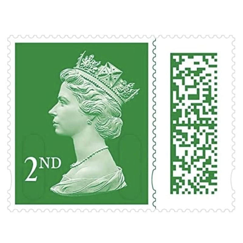 50 x 2nd Class Stamps Royal Mail Post Office