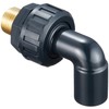 Kakudai Faucet Post Flexible Elbow, Screw 13 x Pipe Nominal