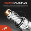 A-Premium Set of 6 (Red) Ignition Coil Pack and Iridium