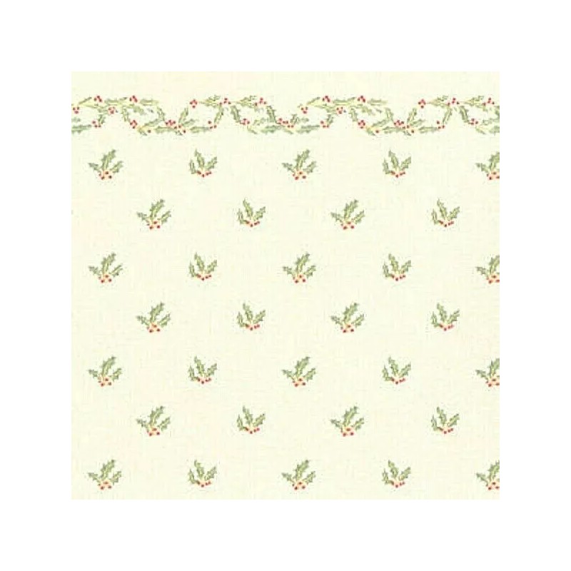 Jackson Miniatures Wallpaper Christmas Holly by Jackson Miniatures