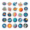 Pack of 50 Astronaut Space Stickers, Cartoon Planet Stickers, Waterproof