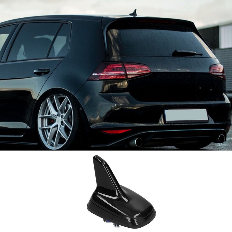 Antenna Shark Fin Shape 5Q0035507B5FQ Glossy Black Replacement for Karoq/Kodiaq/Octavia