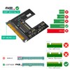 New Version M.2(NGFF) NVMe SSD to U.2 (SFF-8639) 2.5"" SSD