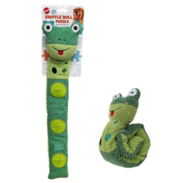 SPOT Snuffle Roll Puzzle Toy - Interactive Feeding Toy for