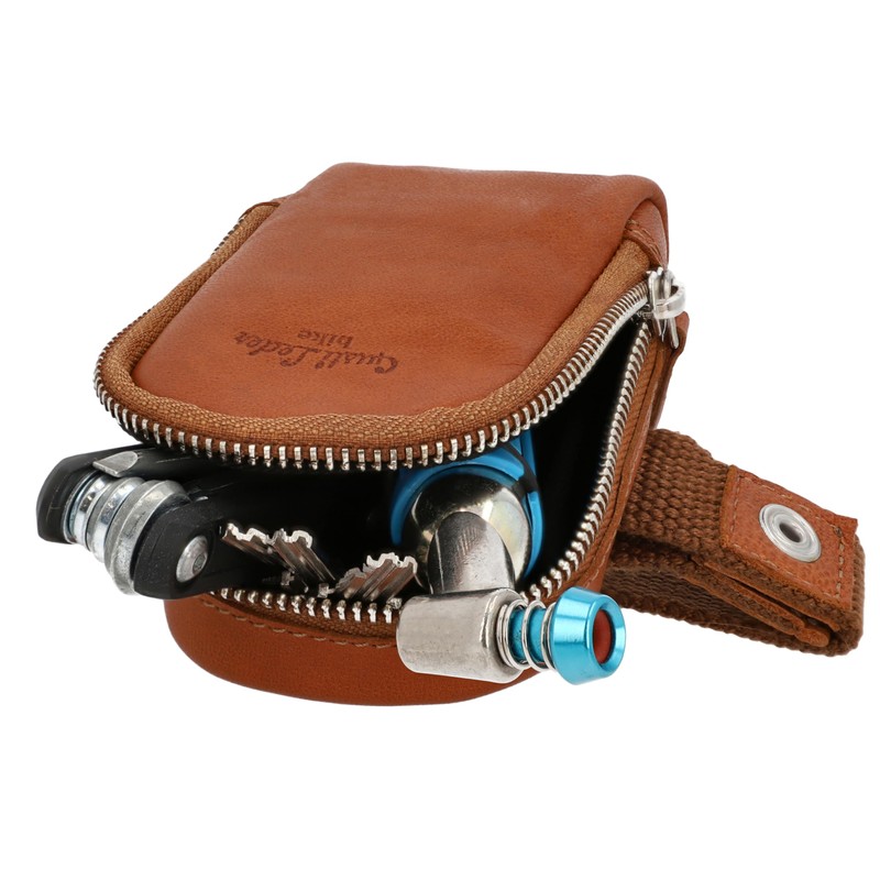 Gusti UDO B. Saddle Bag Leather with Waterproof Bicycle Bag